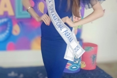 A bela Chaiane Seidel 1ª Princesa Supranational Paraná